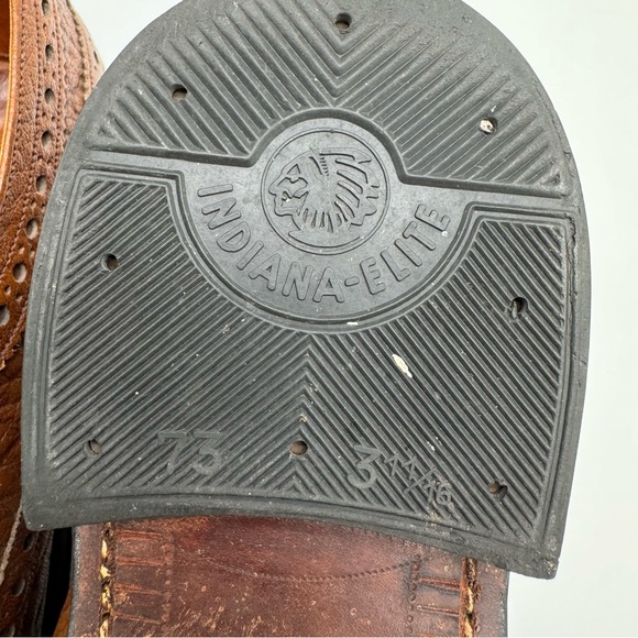 Loake Bros. British Isles Collection Brown Leather Wingtips Size UK 9.5/US 10.5 - Picture 11 of 14